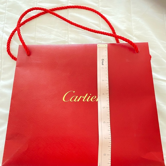Cartier Red & Gold Collectible Gift Bag - Picture 5 of 5